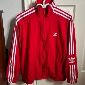 Adidas Red Track Jacket